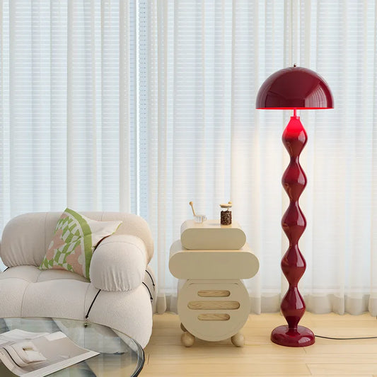 Creative Mushroom Floor Lamps Living Room Sofa Next To The Standing Lamp Macaroon Bedroom Bedside Light Indoor Lighting Fixture