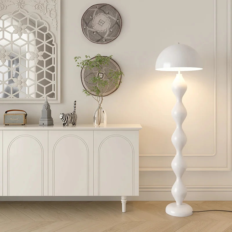 Creative Mushroom Floor Lamps Living Room Sofa Next To The Standing Lamp Macaroon Bedroom Bedside Light Indoor Lighting Fixture