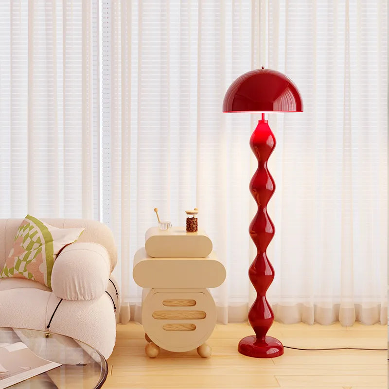 Macaron Creative Mushroom Lamp Living Room Sofa Side Led Floor Lamps Bedroom Bedside Light Senior Sense of Vertical Lights